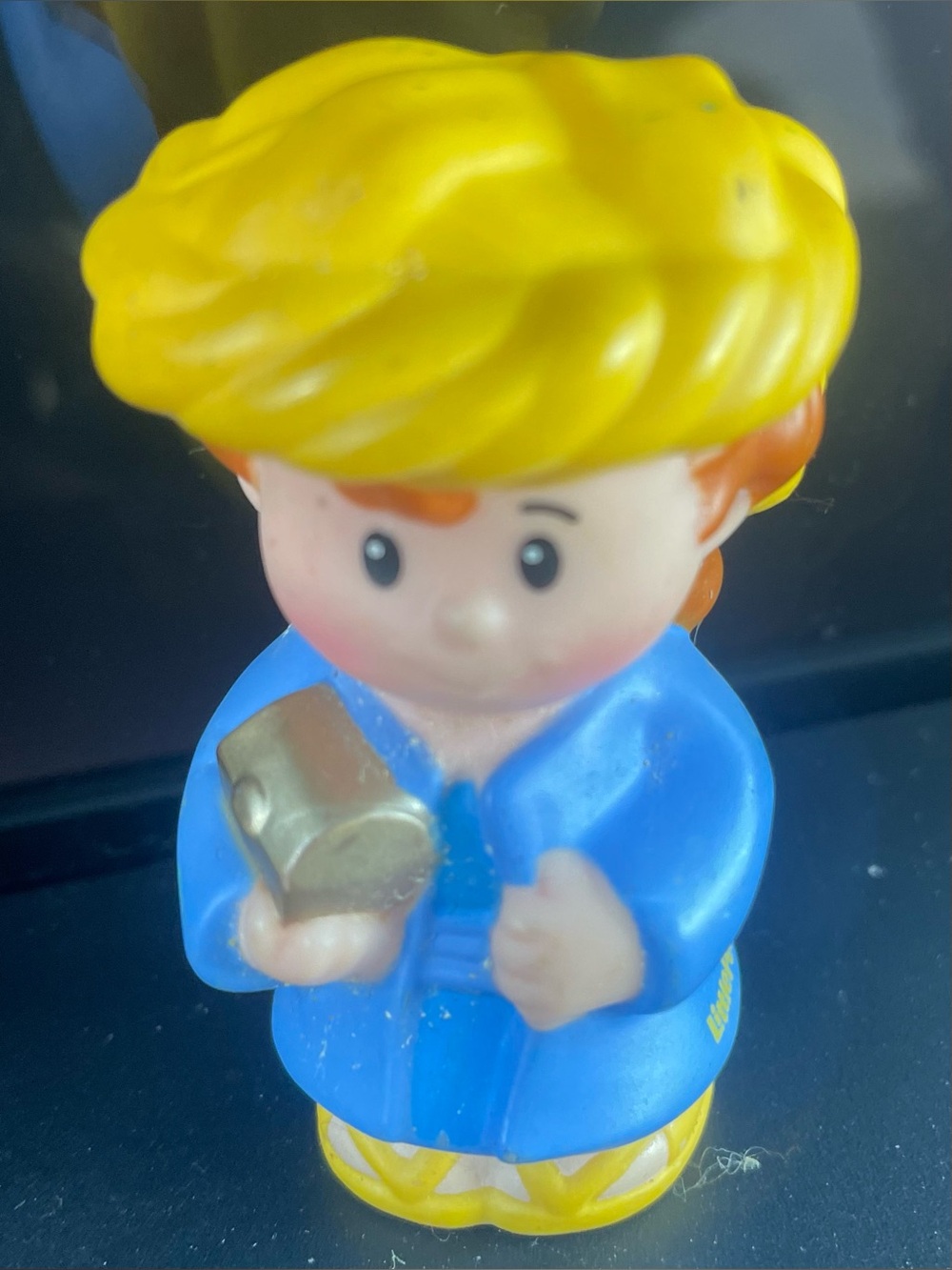 Fisher Price Little People Christmas Story Nativity Wise Man Figure Blue